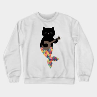 Black Meowmaid Crewneck Sweatshirt